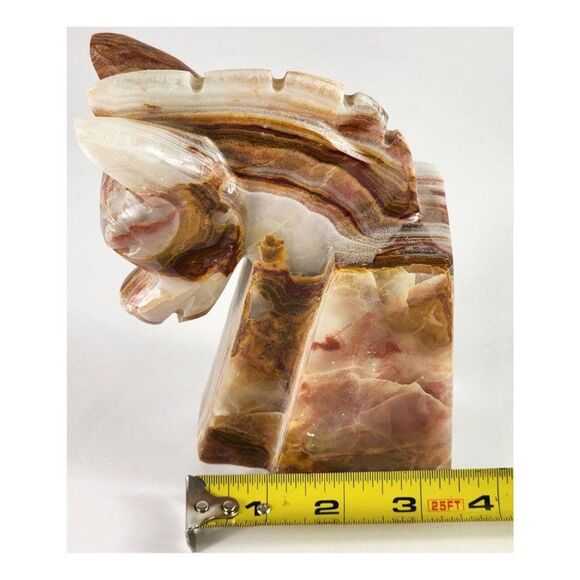 Marble Bookend Horse Head Christmas gift, handmade bookend, premium quality-New - Picture 12 of 16